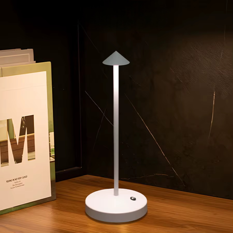 Rechargeable Cone LED Touch Lamp