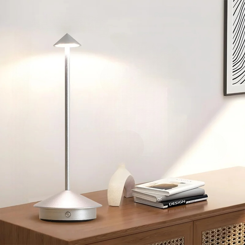 Rechargeable Cone LED Touch Lamp