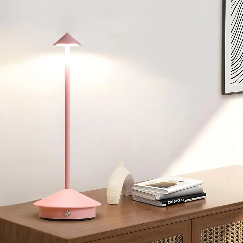 Rechargeable Cone LED Touch Lamp