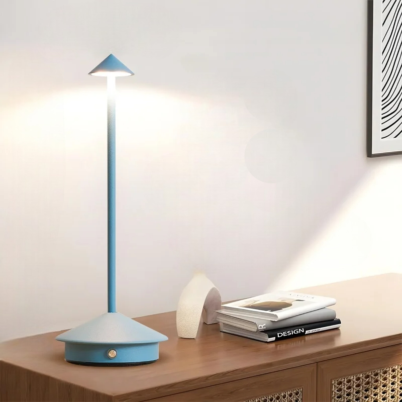 Rechargeable Cone LED Touch Lamp